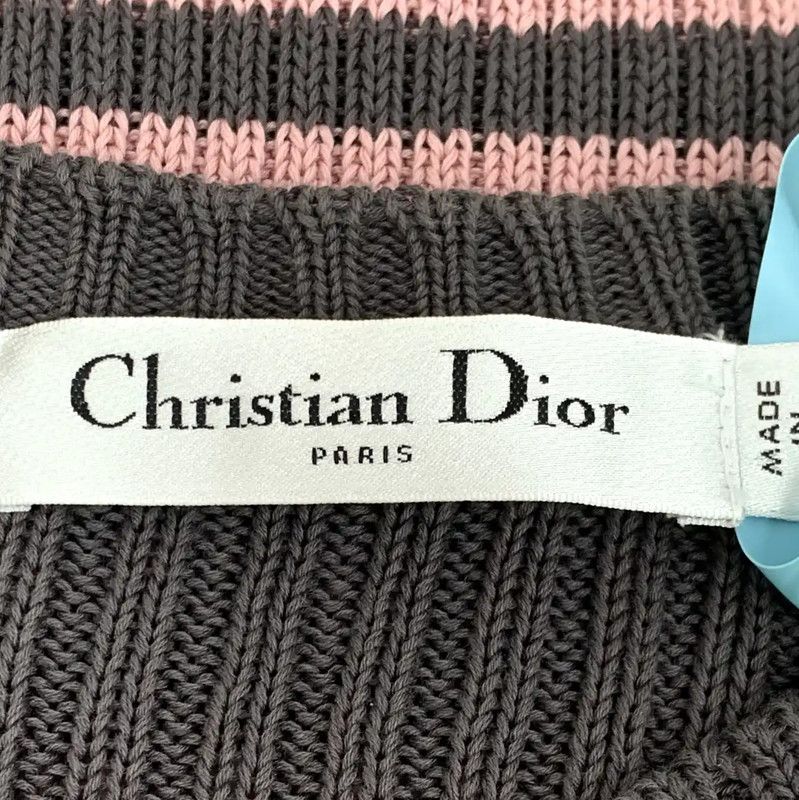 Dior Dior Color Block Cotton Women's Pullover Sweater 0089 Size S / US 4 / IT 40 - 6 Thumbnail