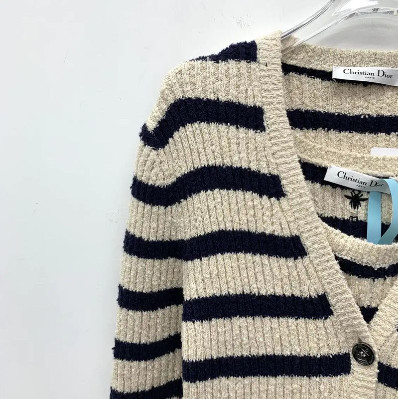 Dior Dior Color Block Cotton Sweater for Women 0089 Size M / US 6-8 / IT 42-44 - 5 Thumbnail