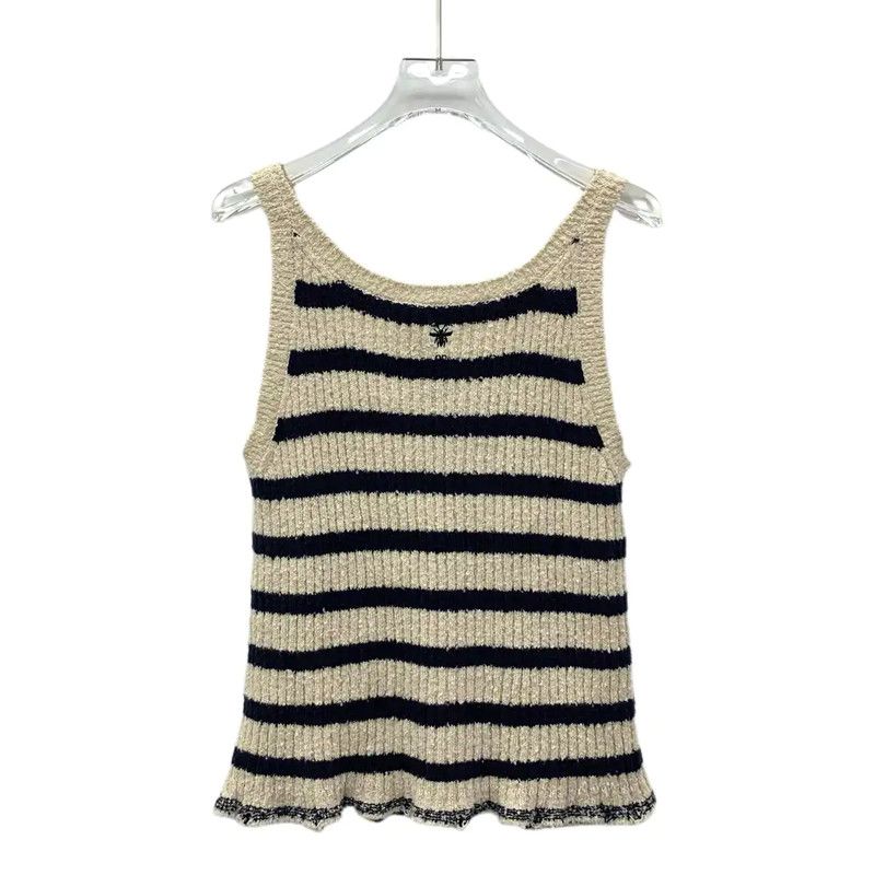 Dior Dior Color Block Cotton Sweater for Women 0089 Size M / US 6-8 / IT 42-44 - 4 Thumbnail