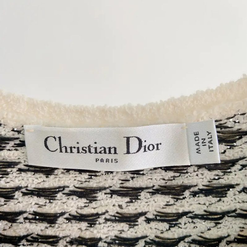 Dior Dior Colorblock Cotton Long Sleeve Sweater 0089 Size S / US 4 / IT 40 - 6 Thumbnail