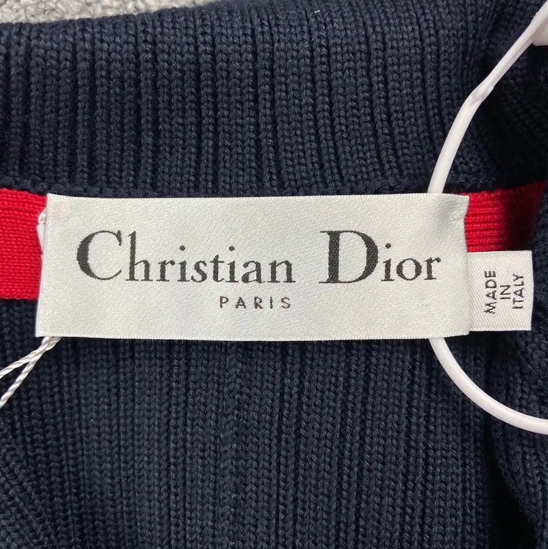 Dior Dior Navy Blue Wool Pullover Sweater 0089 Size S / US 4 / IT 40 - 5 Thumbnail