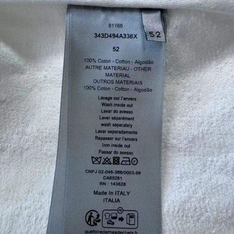 Dior Dior White Cotton Women's Jacket 0089 Size L / US 10 / IT 46 - 6 Thumbnail