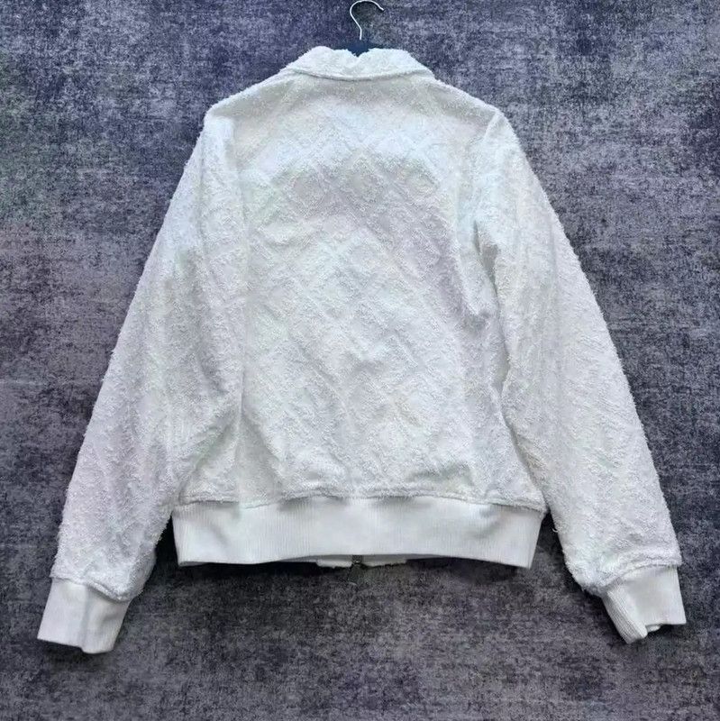 Dior Dior White Cotton Women's Jacket 0089 Size L / US 10 / IT 46 - 2 Thumbnail