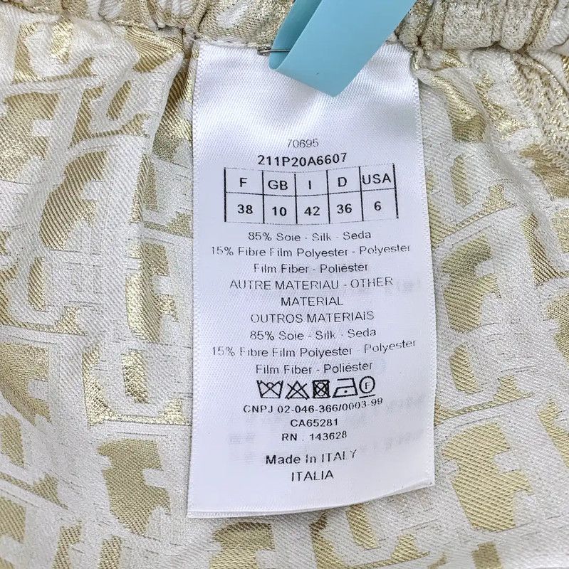 Dior Dior Golden Silk Women's Shorts 0089 Size 23" - 7 Thumbnail