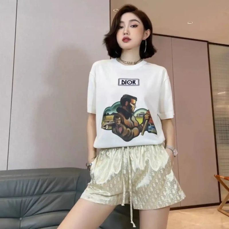 Dior Dior Golden Silk Women's Shorts 0089 Size 23" - 8 Thumbnail