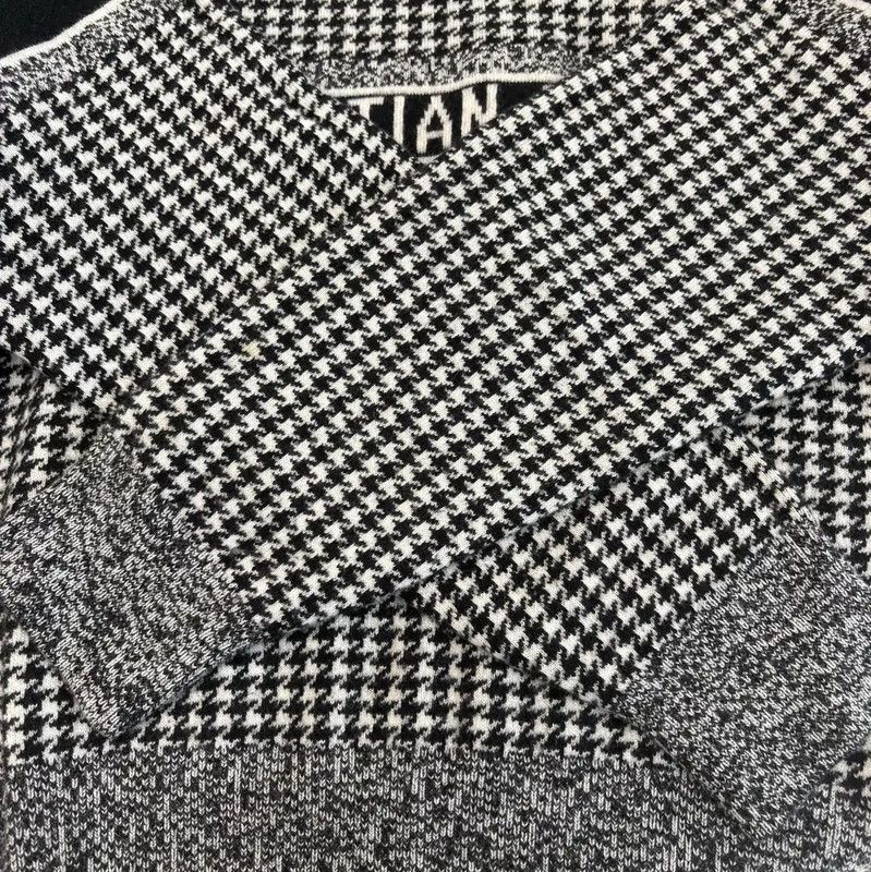 Dior Dior Black Houndstooth Knit Pullover Sweater 0089 Size M / US 6-8 / IT 42-44 - 6 Thumbnail