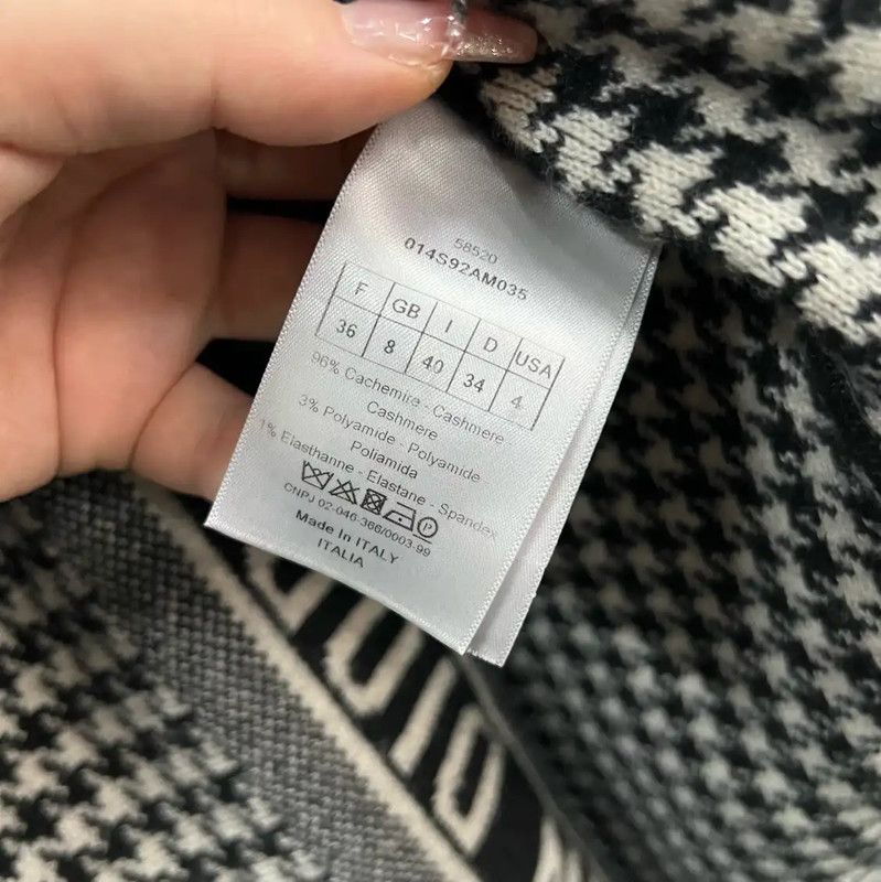 Dior Dior Gray Cotton Long Sleeve Hoodie 0089 Size ONE SIZE - 5 Thumbnail