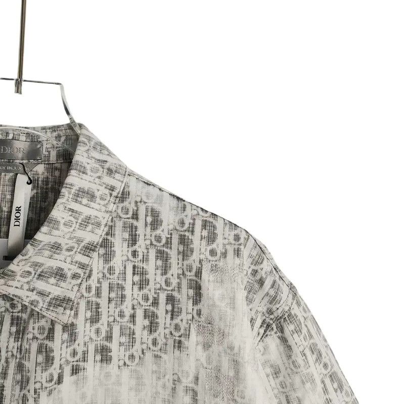 Dior Dior Gray Polyester Women's Shirt 0089 Size L / US 10 / IT 46 - 3 Thumbnail