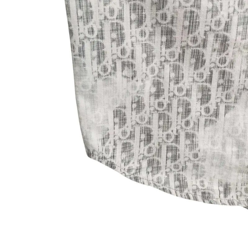 Dior Dior Gray Polyester Women's Shirt 0089 Size L / US 10 / IT 46 - 4 Thumbnail