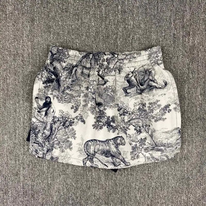 Dior Dior Women's Blue Polyester Shorts 0089 Size 23" - 3 Thumbnail