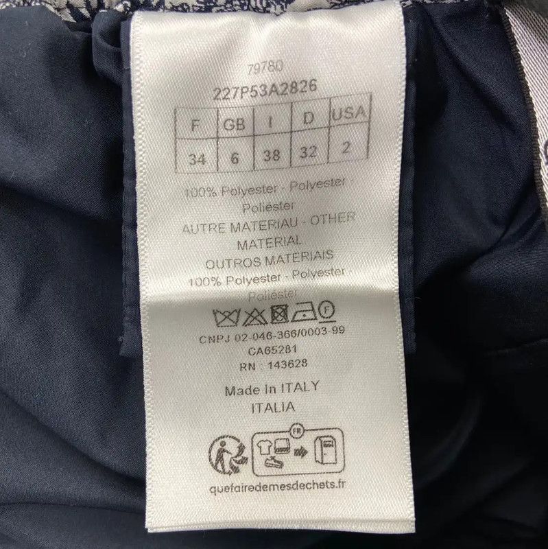 Dior Dior Women's Blue Polyester Shorts 0089 Size 23" - 5 Thumbnail