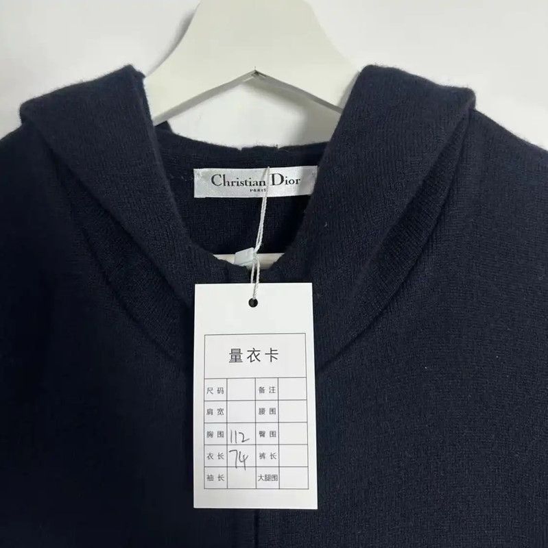 Dior Dior Black Cotton Women’s Cardigan 0089 Size M / US 6-8 / IT 42-44 - 3 Thumbnail