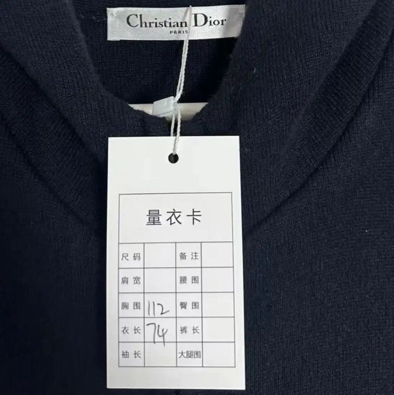Dior Dior Black Cotton Women’s Cardigan 0089 Size M / US 6-8 / IT 42-44 - 5 Thumbnail