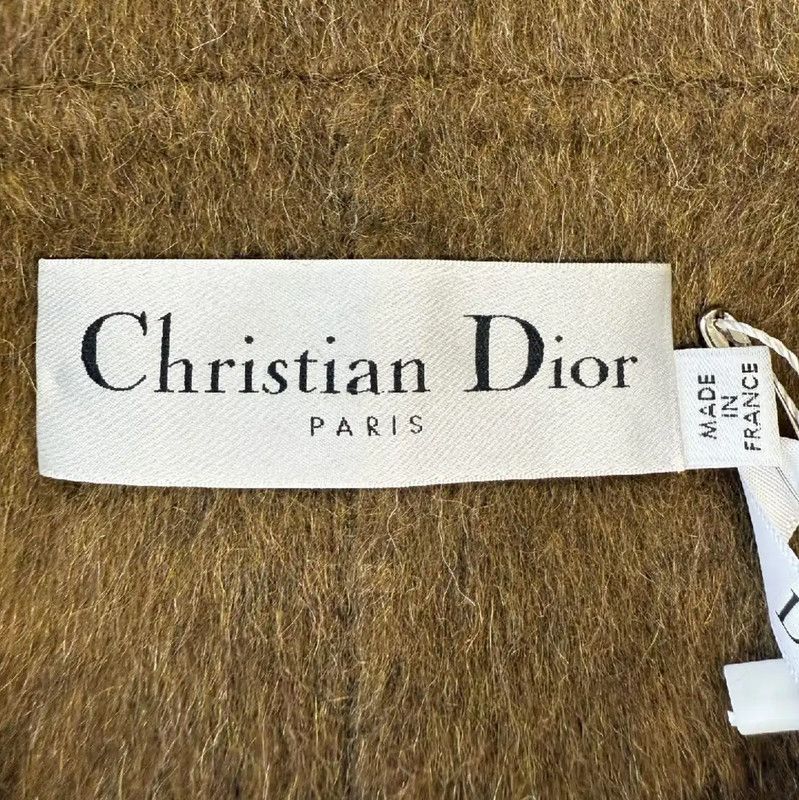 Dior Dior Military Green Wool Women's Coat 0089 Size XS / US 0-2 / IT 36-38 - 3 Thumbnail
