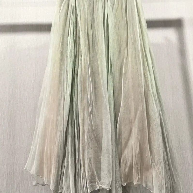 Dior Dior Multi-Color Silk Maxi Skirt 0089 Size 36" / US 14 / IT 50 - 4 Thumbnail