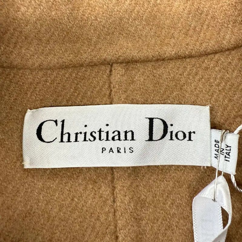 Dior Dior Women's Khaki Wool Blend Trench Coat 0089 Size M / US 6-8 / IT 42-44 - 3 Thumbnail