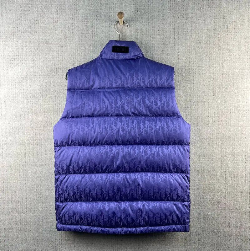 Dior Dior Logo Women’s Winter Vest in Light Purple 0089 Size L / US 10 / IT 46 - 3 Thumbnail