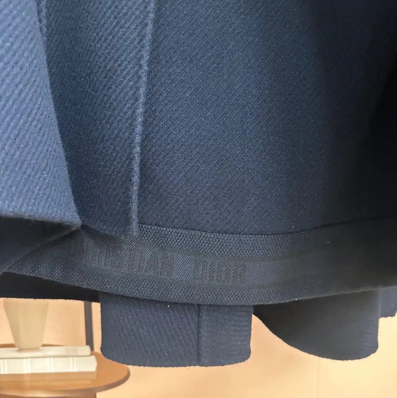 Dior Dior Navy Wool Women's Oversized Coat 0089 Size XL / US 12-14 / IT 48-50 - 3 Thumbnail