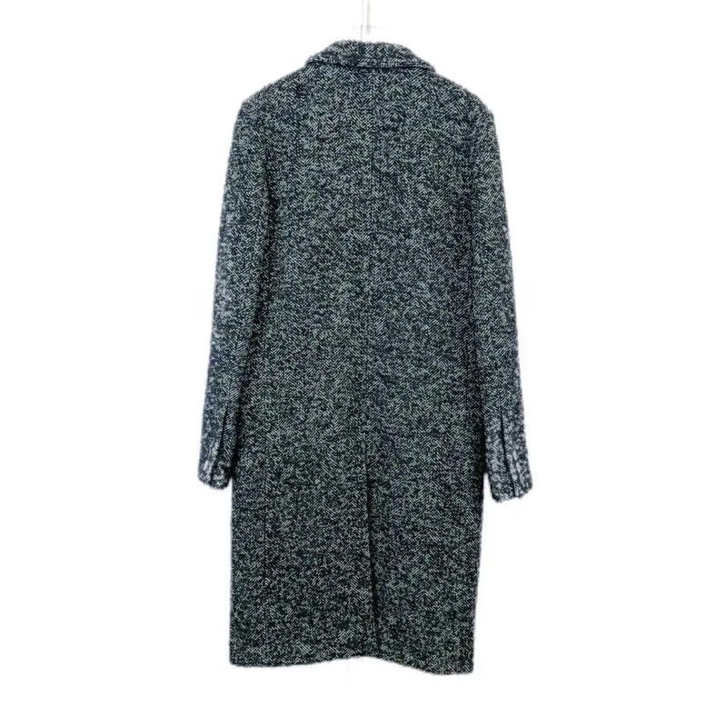 Dior Dior Gray Cotton Long Coat for Women 0089 Size L / US 10 / IT 46 - 2 Thumbnail