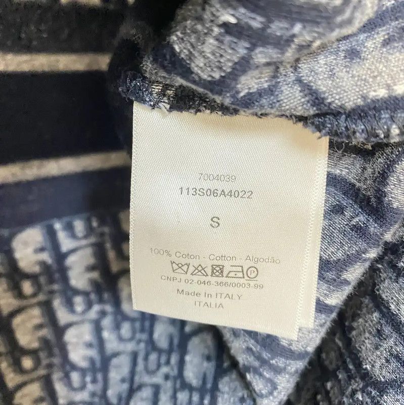 Dior Dior Short Sleeve Cotton T-Shirt 0089 Size S / US 4 / IT 40 - 5 Thumbnail