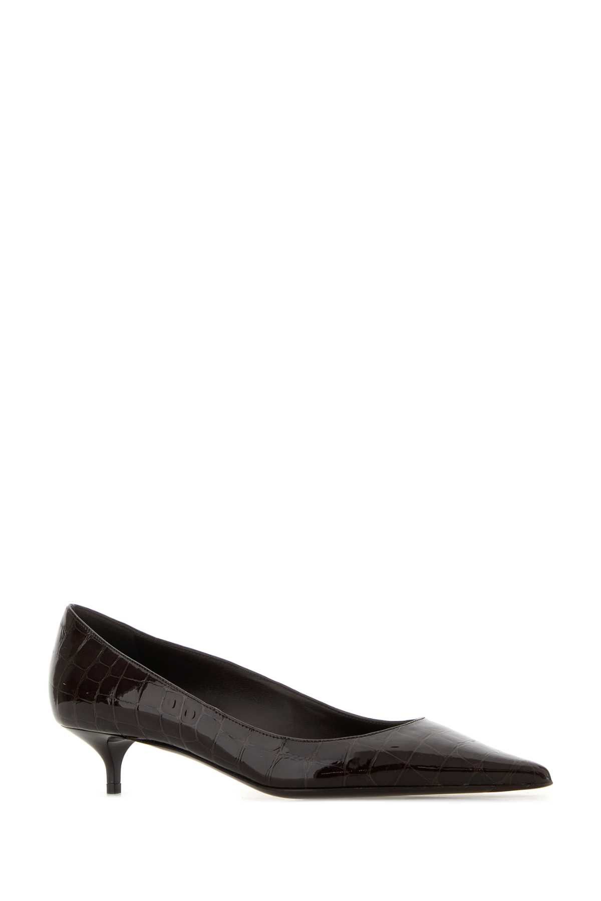 Jimmy Choo Chocolate Leather Amelia Pumps Size US 11 / IT 41 - 2 Thumbnail