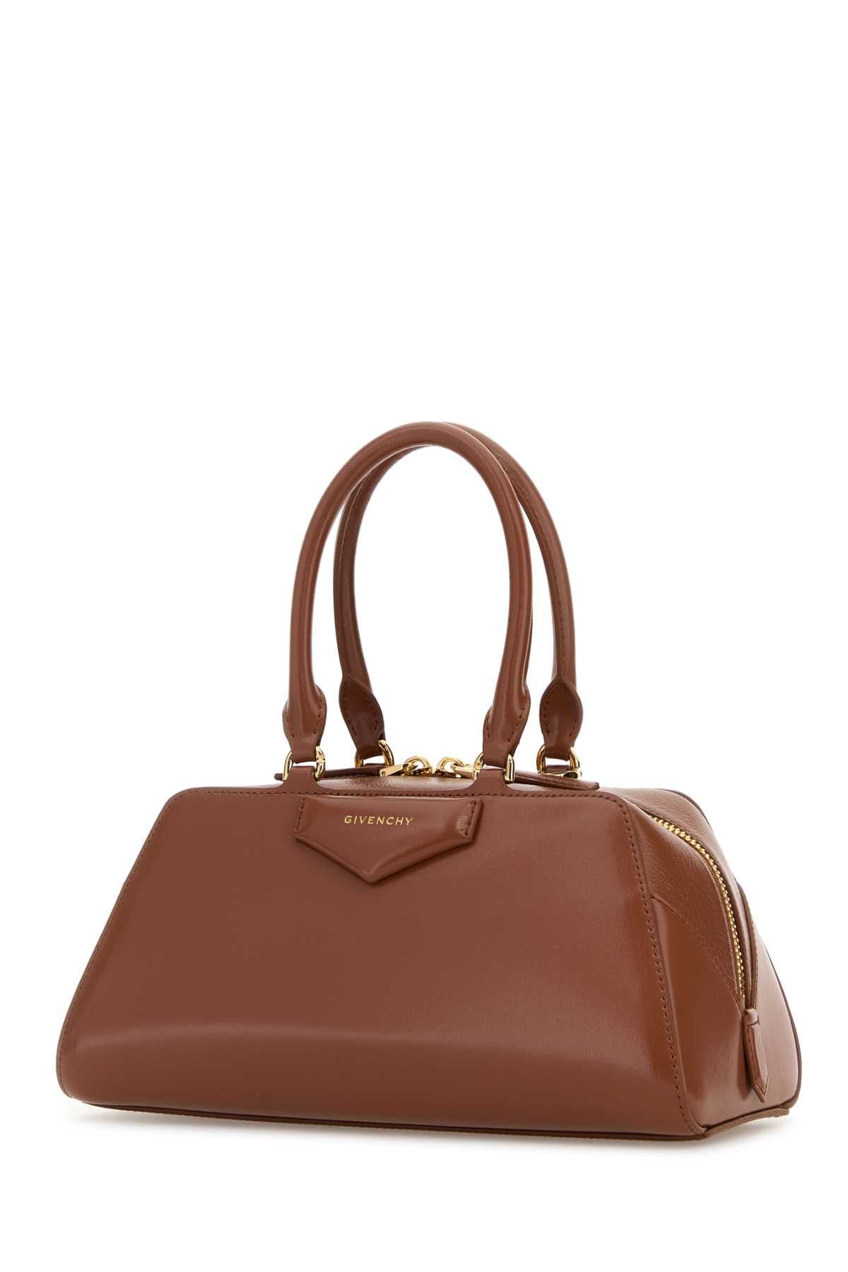Givenchy Caramel Leather Small Antigona Handbag Size ONE SIZE - 2 Thumbnail