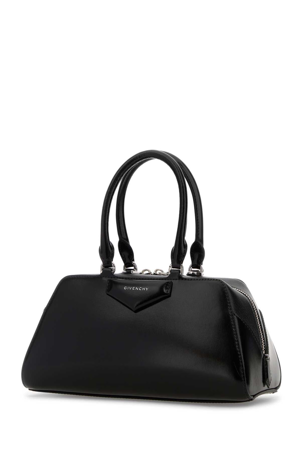 Givenchy Black Leather Small Antigona East-West Handbag Size ONE SIZE - 2 Thumbnail