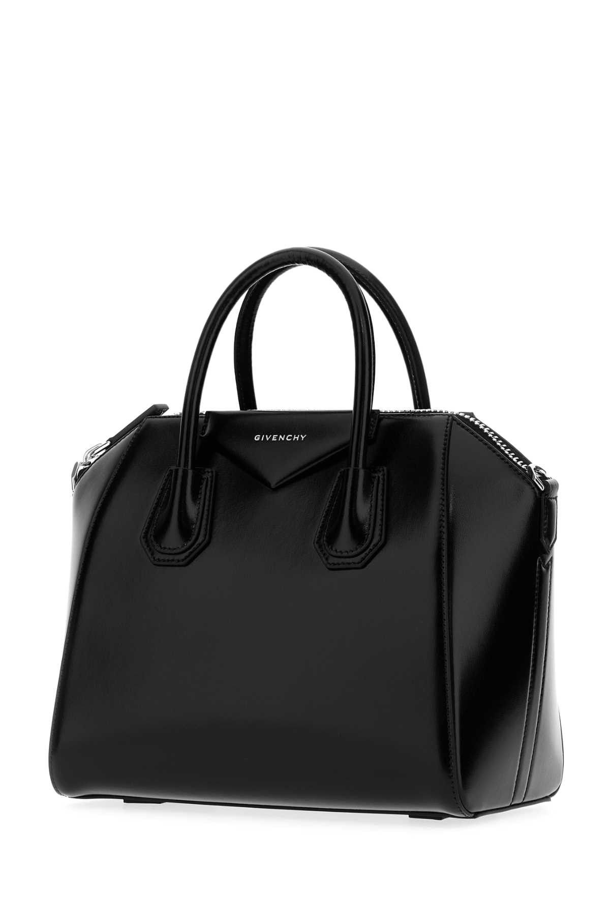 Givenchy Black Leather Small Antigona Handbag Size ONE SIZE - 2 Thumbnail