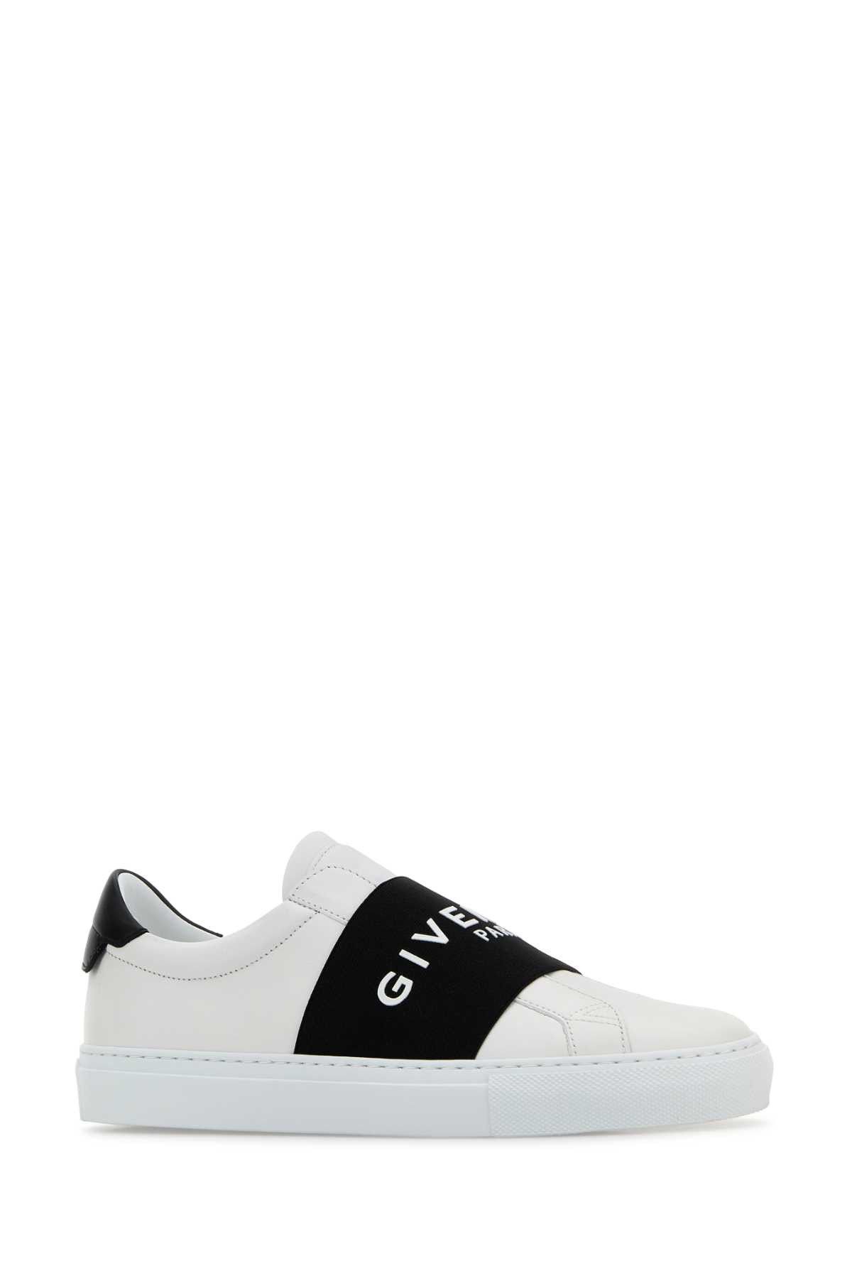 Givenchy White Leather Urban Street Slip Ons Size US 9 / IT 39 - 2 Thumbnail