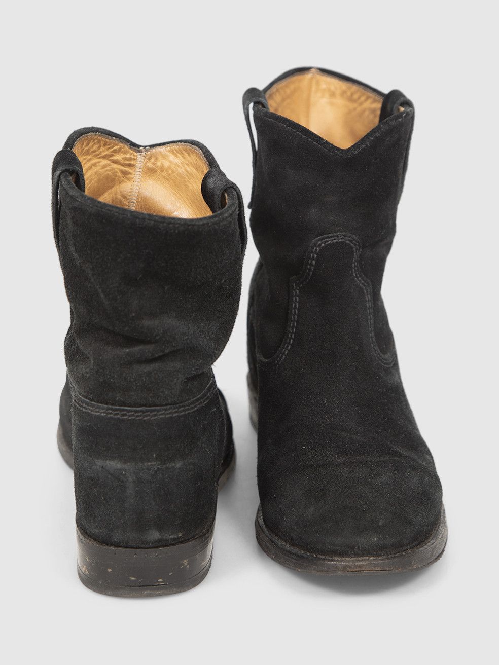 Isabel Marant Isabel Marant Étoile Black Suede Ankle Cowboy Boots Size US 6 / IT 36 - 3 Thumbnail