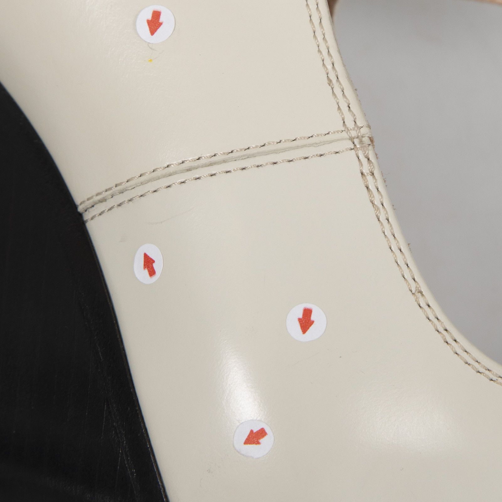 Bottega Veneta White Leather Ankle Cut Out Boots Size US 7 / IT 37 - 20 Thumbnail