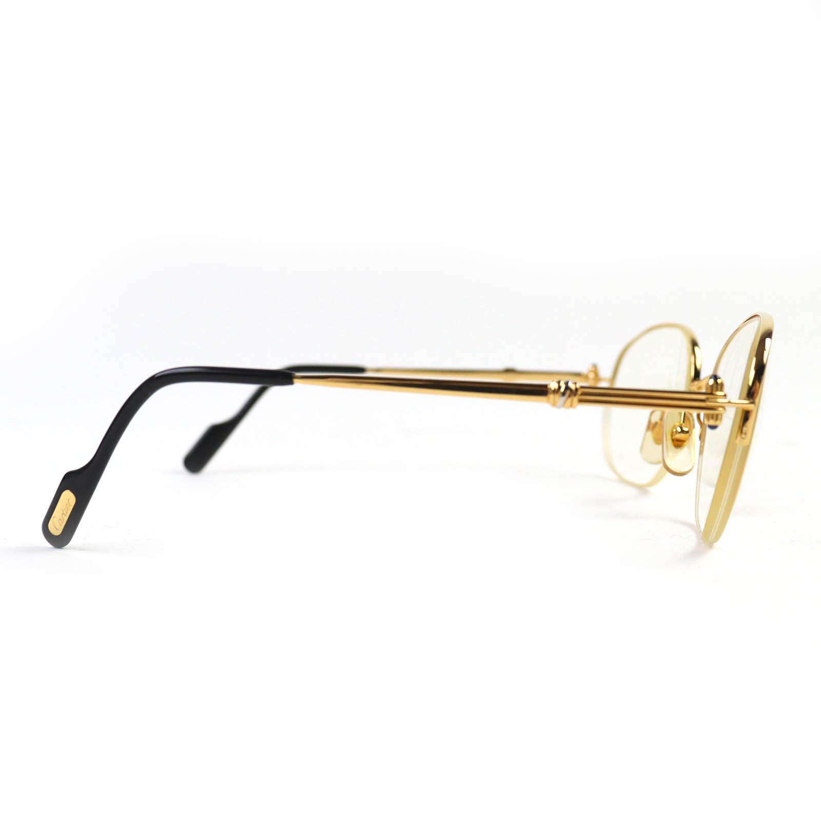 Cartier Cartier Cartier Trinity Half Rim Glasses Metal Glasses DUTY FREE for USA Size ONE SIZE - 4 Thumbnail