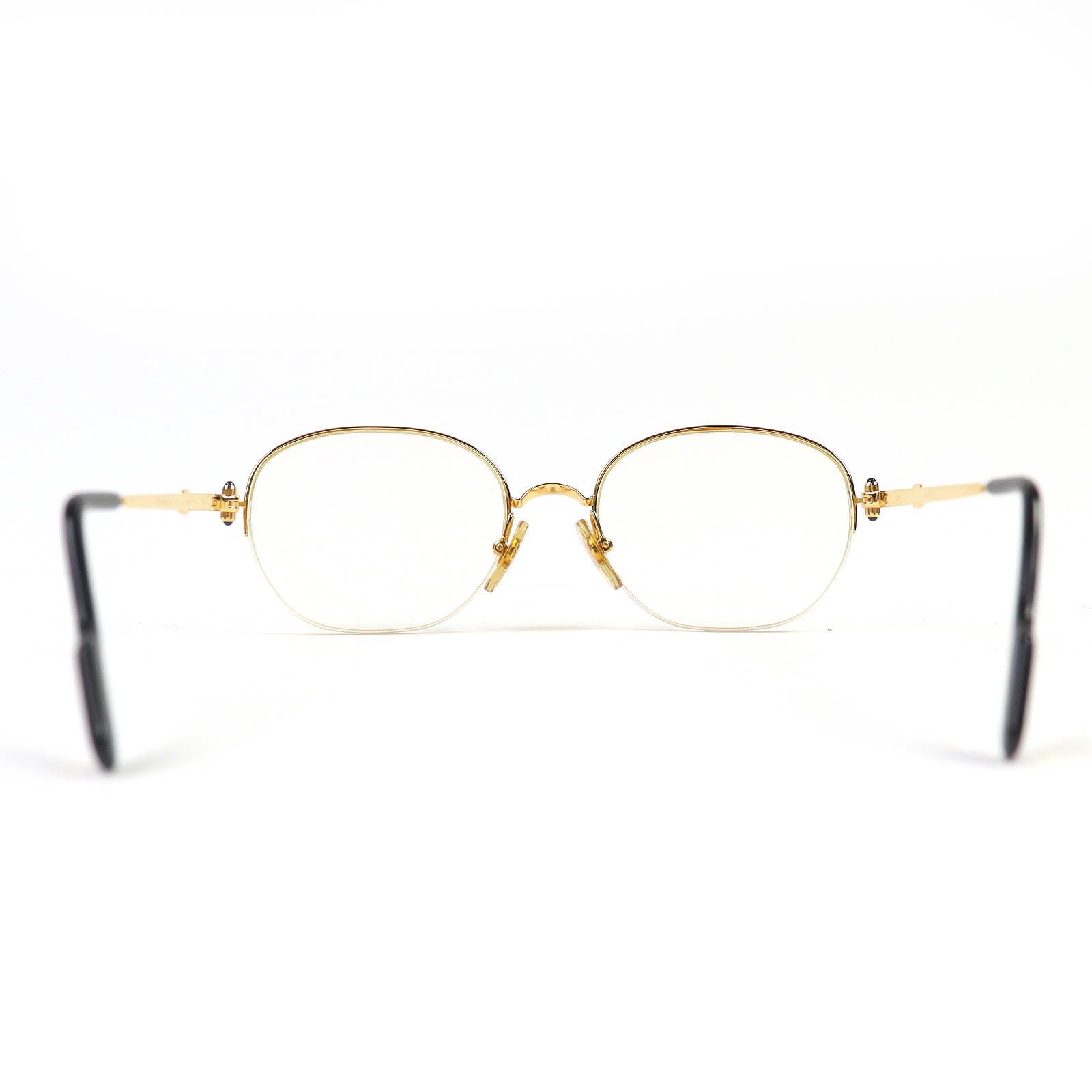 Cartier Cartier Cartier Trinity Half Rim Glasses Metal Glasses DUTY FREE for USA Size ONE SIZE - 5 Thumbnail
