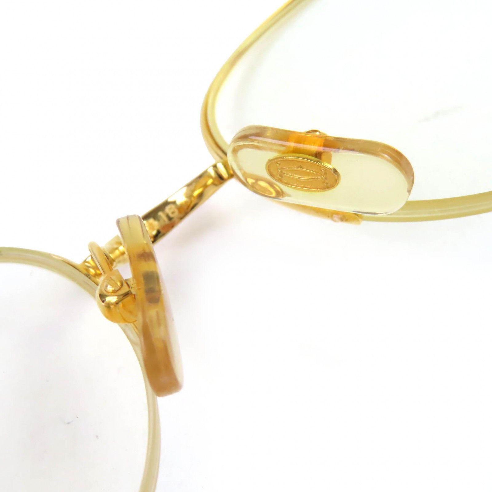 Cartier Cartier Cartier Trinity Half Rim Glasses Metal Glasses DUTY FREE for USA Size ONE SIZE - 8 Thumbnail