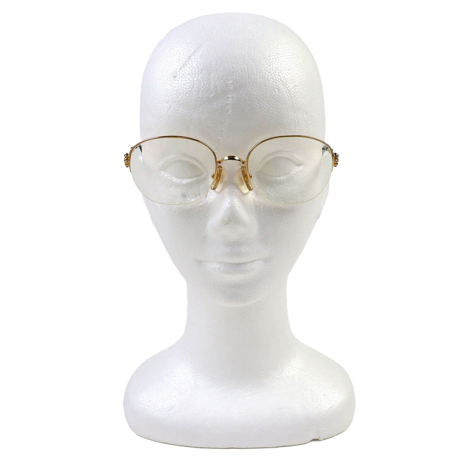 Cartier Cartier Cartier Trinity Half Rim Glasses Metal Glasses DUTY FREE for USA Size ONE SIZE - 2 Thumbnail
