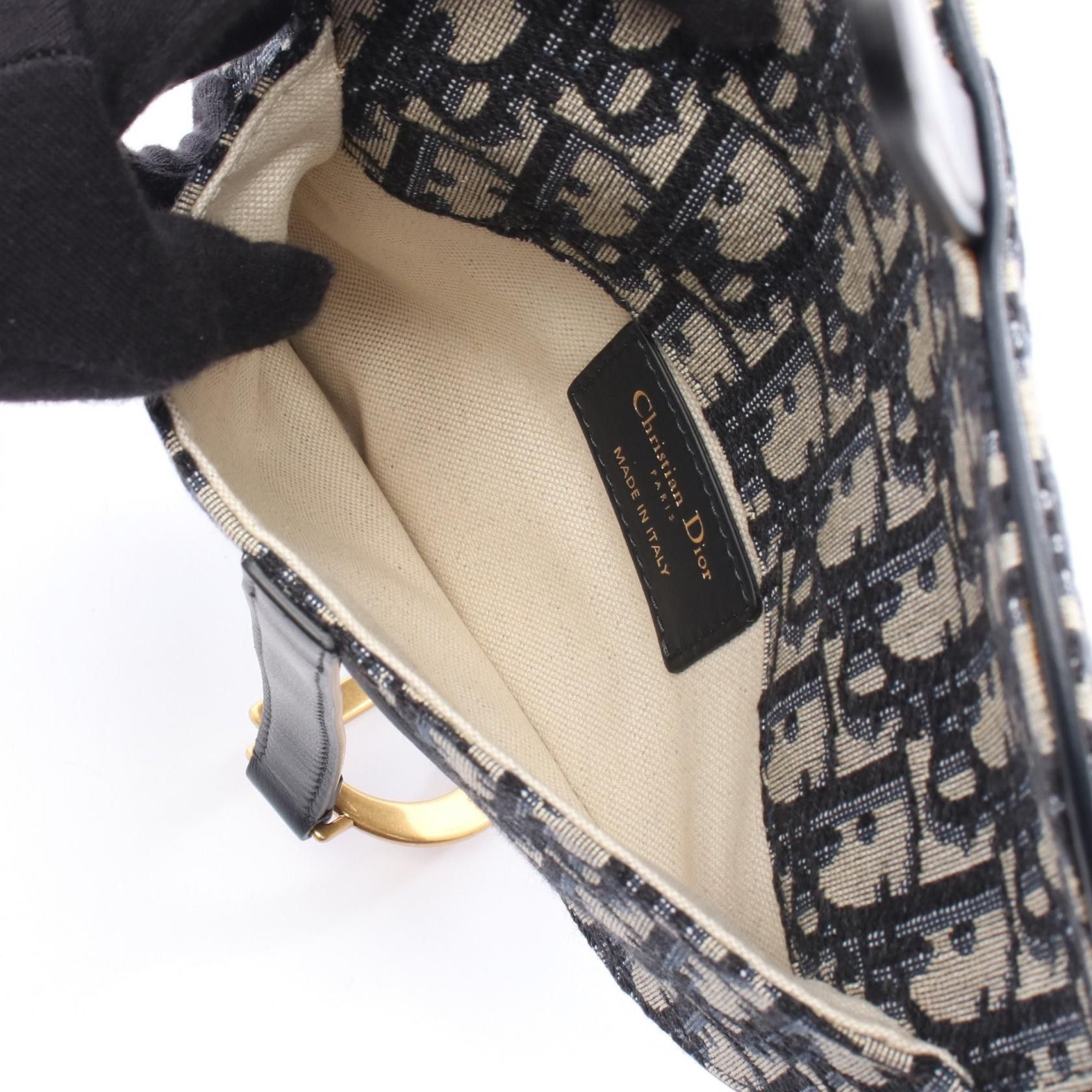 Dior Dior Dior SADDLE Oblique Canvas Leather Waist Bag Canvas Belt Bag DUTY FREE for USA Size ONE SIZE - 3 Thumbnail