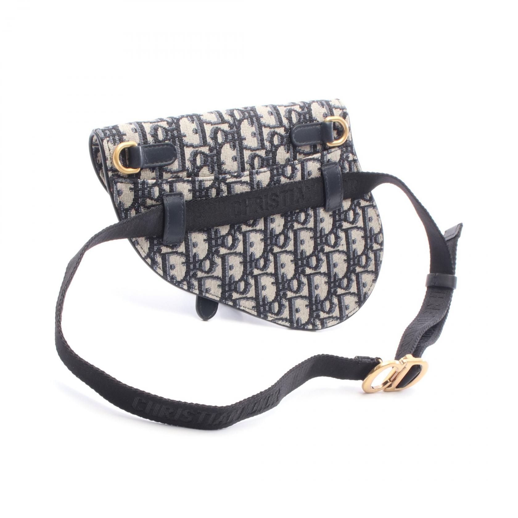 Dior Dior Dior SADDLE Oblique Canvas Leather Waist Bag Canvas Belt Bag DUTY FREE for USA Size ONE SIZE - 2 Thumbnail