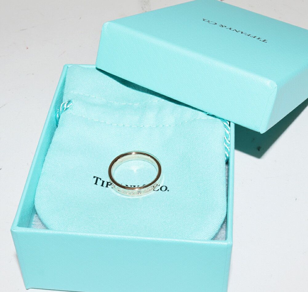Tiffany & Co. Tiffany & Co. Tiffany & Co. 1837 K18PG Diamond Ring Crocodile skin Ring DUTY FREE for USA Size ONE SIZE - 3 Thumbnail