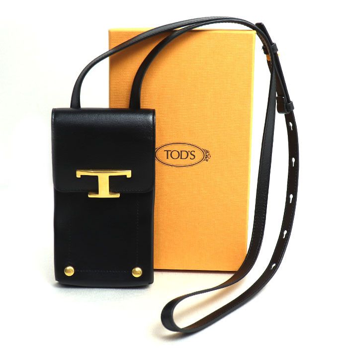 Tod's Tod's Tod’s T Timeless Calfskin Phone Pouch Leather Phonecase XAWTSAOV302RORB999 DUTY FREE for USA Size ONE SIZE - 8 Thumbnail