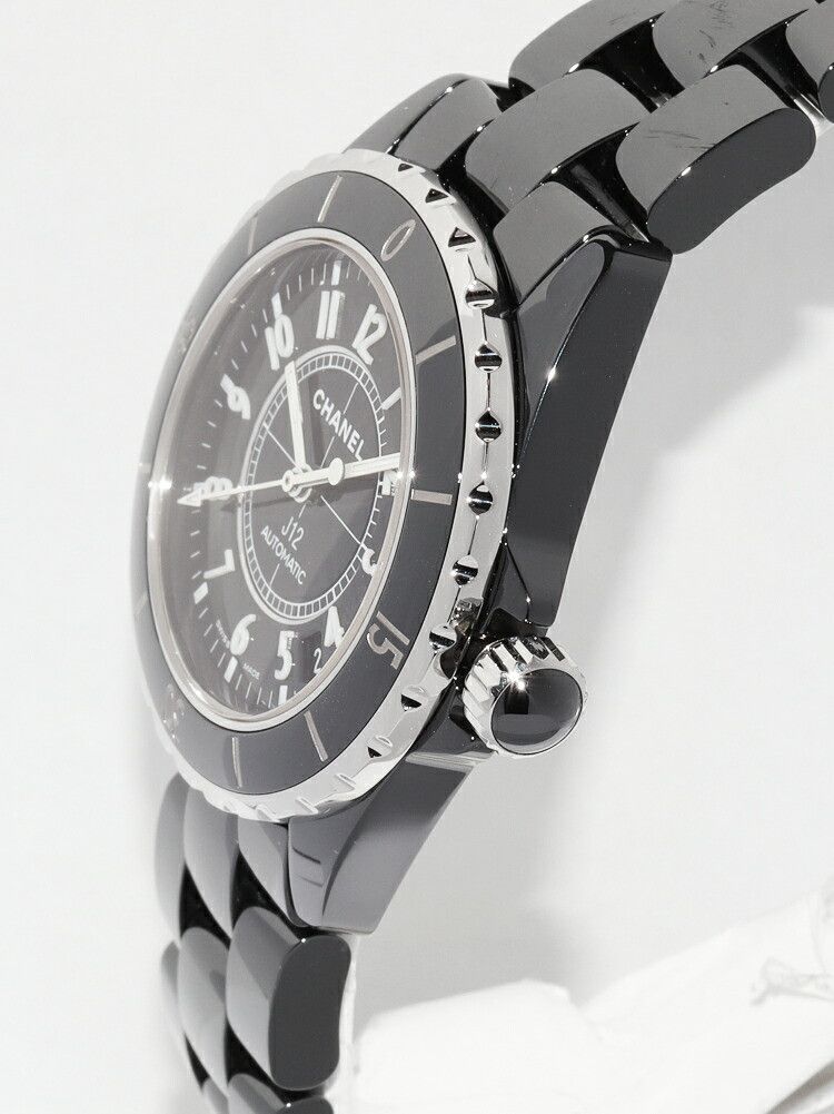 Chanel Chanel Chanel J12 Black Ceramic Ceramic Automatic H0685 DUTY FREE for USA Size ONE SIZE - 4 Thumbnail