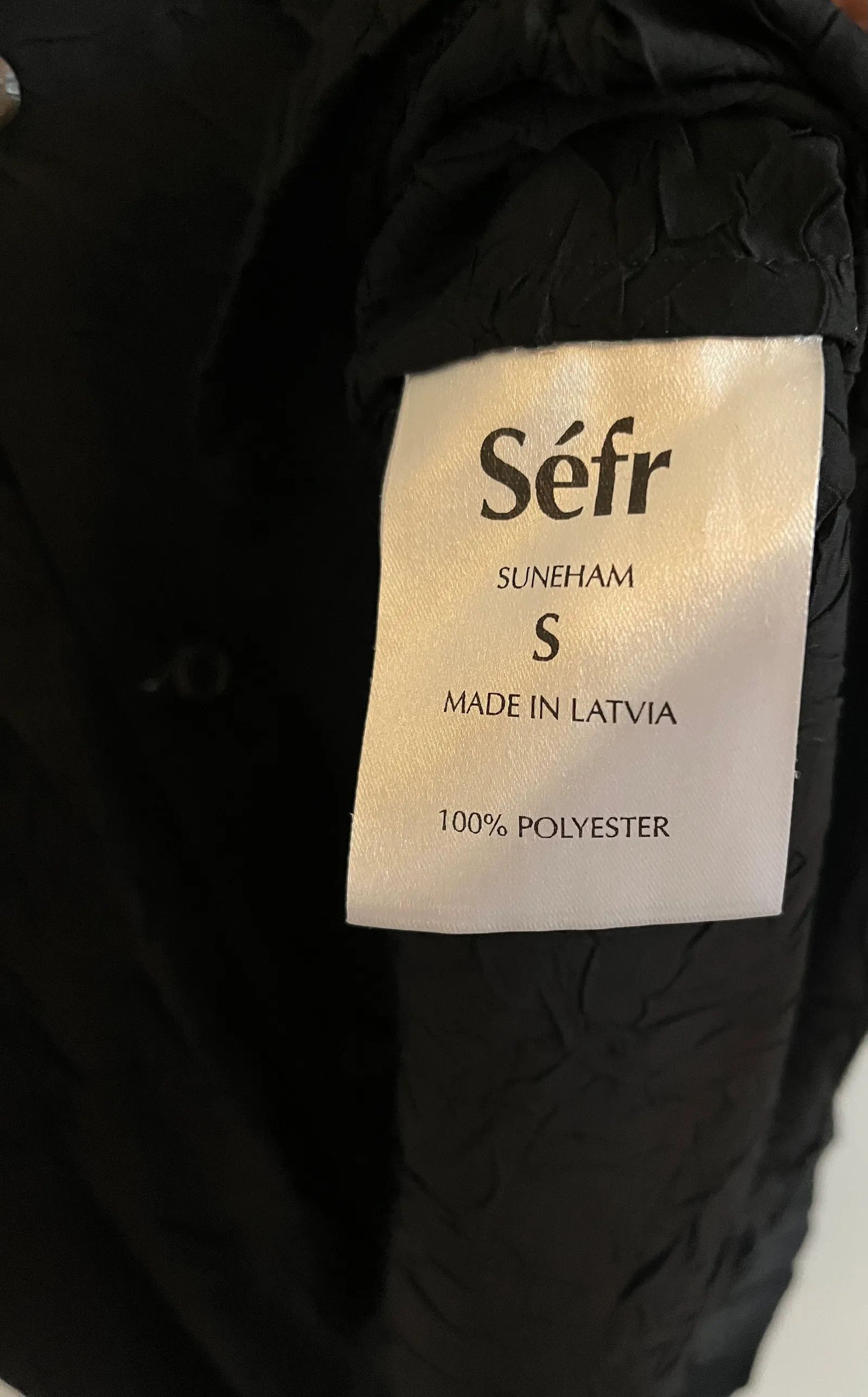 Sefr Séfr Suneham Crackled Black Shirt Size US S / EU 44-46 / 1 - 4 Thumbnail