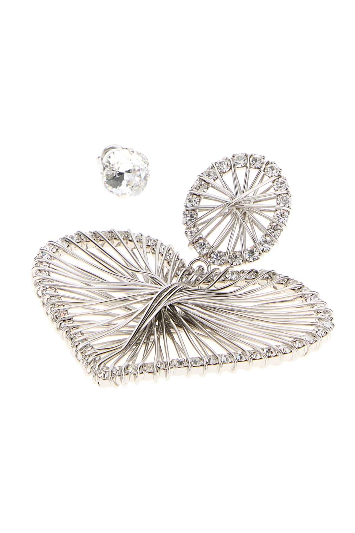 Isabel Marant Silver Metal Earrings Size ONE SIZE - 2 Thumbnail