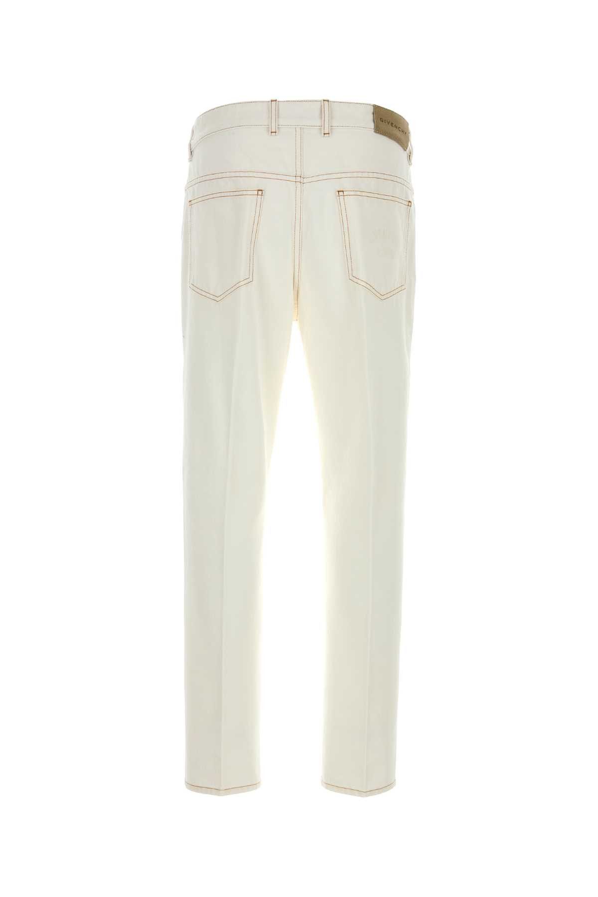 Givenchy White Denim Jeans Size US 30 / EU 46 - 2 Thumbnail