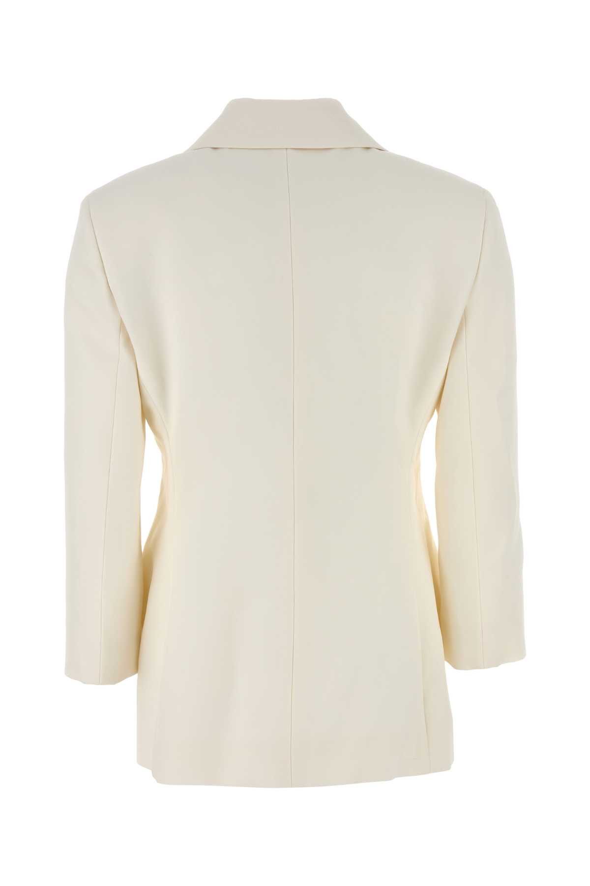 Givenchy Ivory Wool Blazer Size S / US 4 / IT 40 - 2 Thumbnail