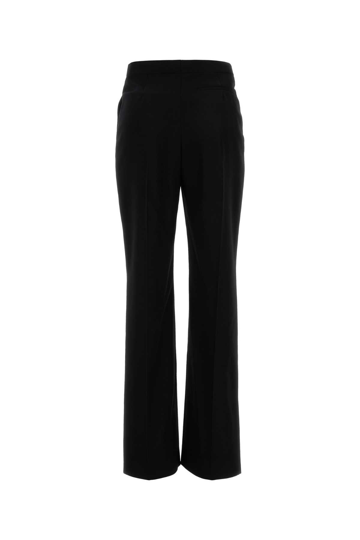 Givenchy Black Wool Pant Size 27" / US 4 / IT 40 - 2 Thumbnail