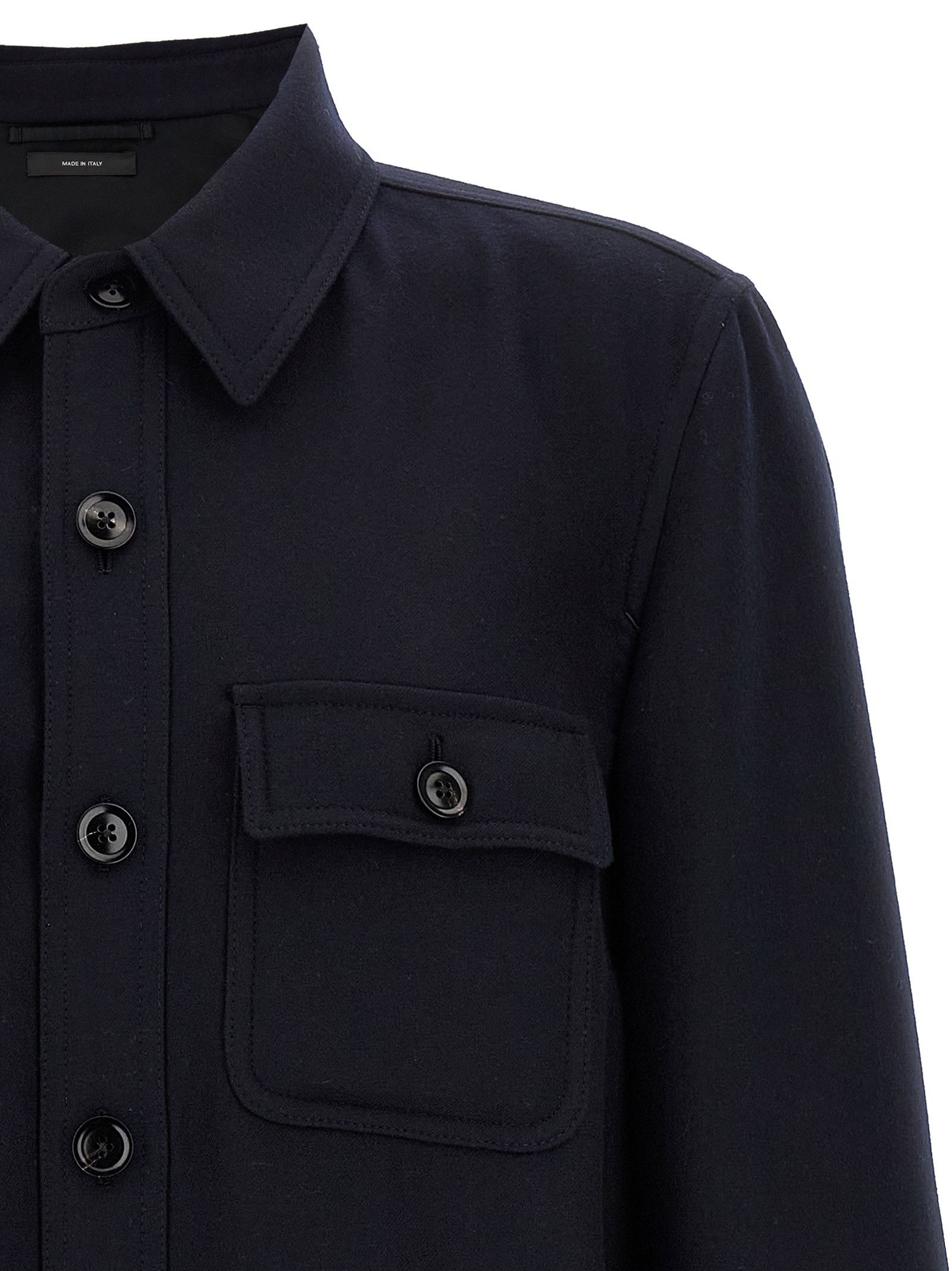 Tom Ford 'Double Splittable Light Wool' Overshirt Size US L / EU 52-54 / 3 - 3 Thumbnail
