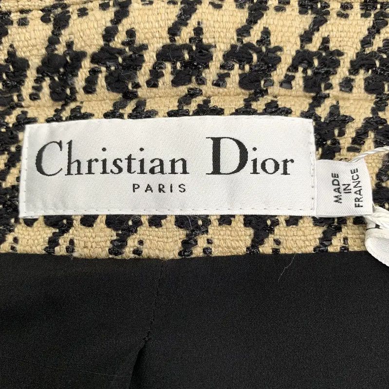 Dior Dior Brown Check Pattern Jacket XS 0089 Size XS / US 0-2 / IT 36-38 - 5 Thumbnail
