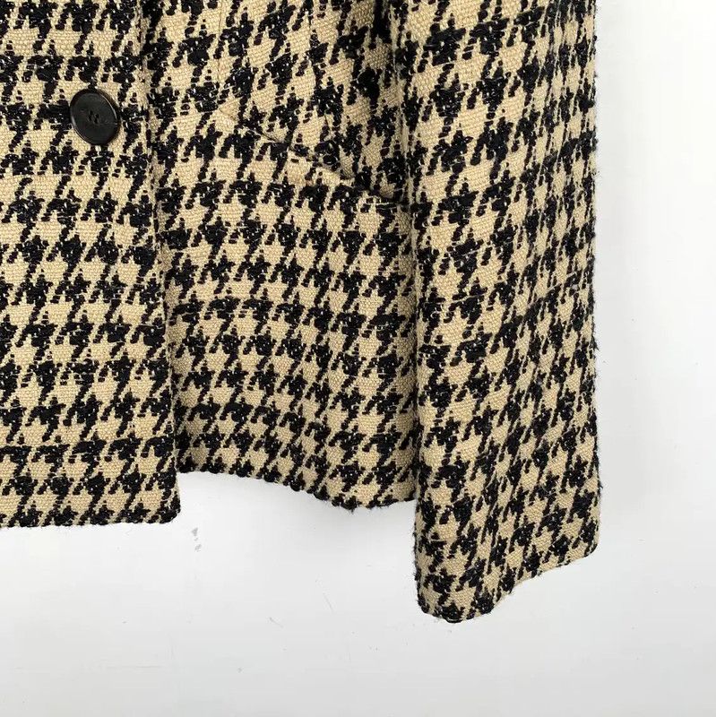 Dior Dior Brown Check Pattern Jacket XS 0089 Size XS / US 0-2 / IT 36-38 - 4 Thumbnail