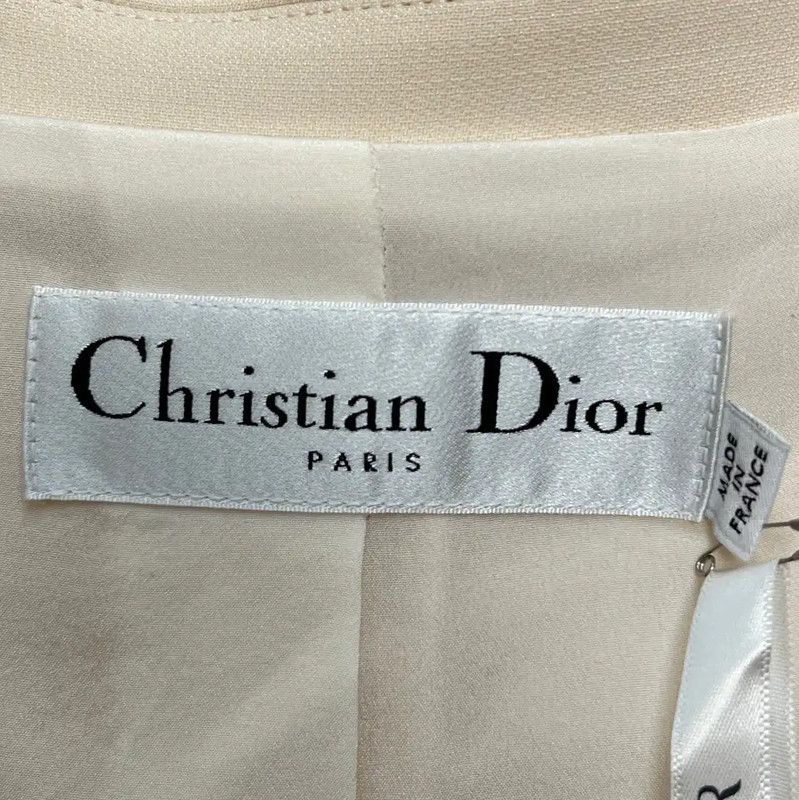 Dior Dior Elegant White Silk Blend Dress 0089 Size M / US 6-8 / IT 42-44 - 5 Thumbnail