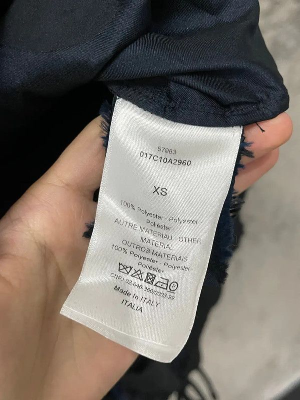 Dior Dior Blue Cotton Long Sleeve Sweatshirt 0089 Size XS / US 0-2 / IT 36-38 - 8 Thumbnail